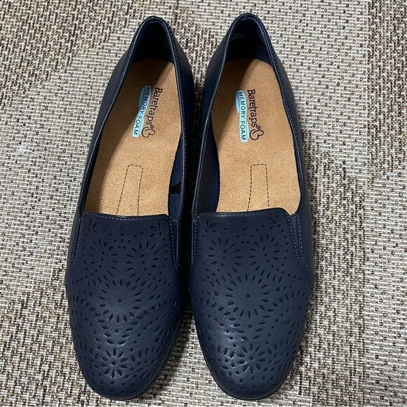 Baretraps Army Slip on Navy Casual Loafers Size 7 - Picture 7 of 8